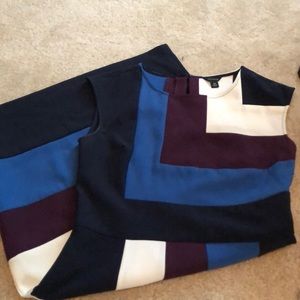 Ann Taylor Color Block Dress